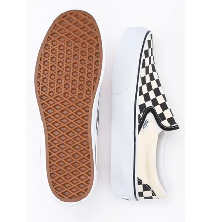 Кеди унісекс Vans Classic Slip-On Beige/Black VN00018EBWW1M