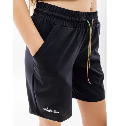 Шорты женские AUSTRALIAN Vibes Short Holographic Logo Black LSDSH0002-200