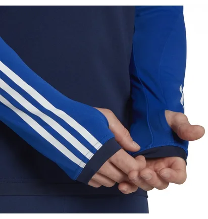 Олимпийка мужская Adidas Long-Sleeve T-Shirt Tiro23 C Tr Top Blue HK7645