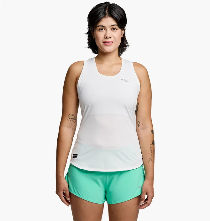 Майка женская Saucony Stopwatch Singlet White SAW800482-WH