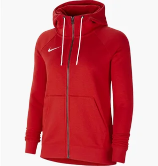 Толстовка женская Nike Hooded Sweatshirt W Nk Flc Park20 Fz Hoodie Red CW6955-657