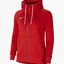 Толстовка жіноча Nike Hooded Sweatshirt W Nk Flc Park20 Fz Hoodie Red CW6955-657