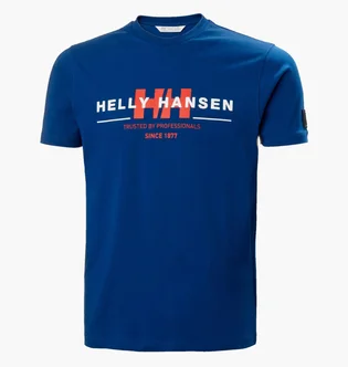 Футболка мужская Helly Hansen Rwb Graphic T-Shirt Blue 53763-607