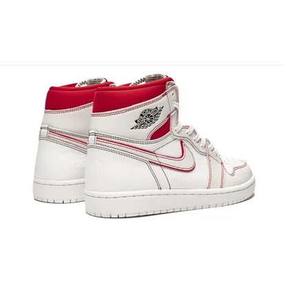 Кроссовки мужские Air Jordan 1 Retro High Og White 555088-160