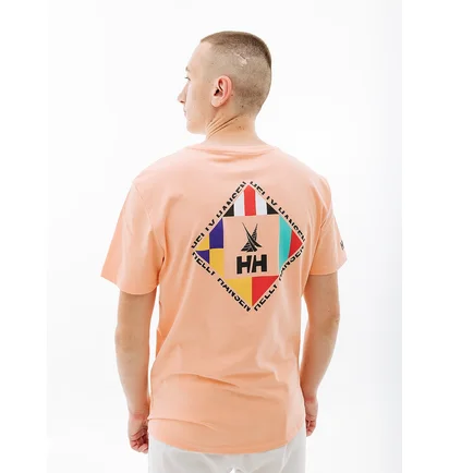 Футболка чоловіча Helly Hansen Shoreline T-Shirt 2.0 Orange 34222-058