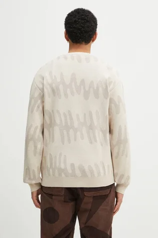 Кофта мужская by Parra Static Stalker Beige 53117