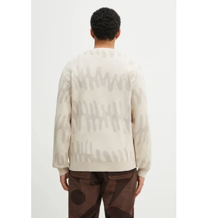 Кофта мужская by Parra Static Stalker Beige 53117