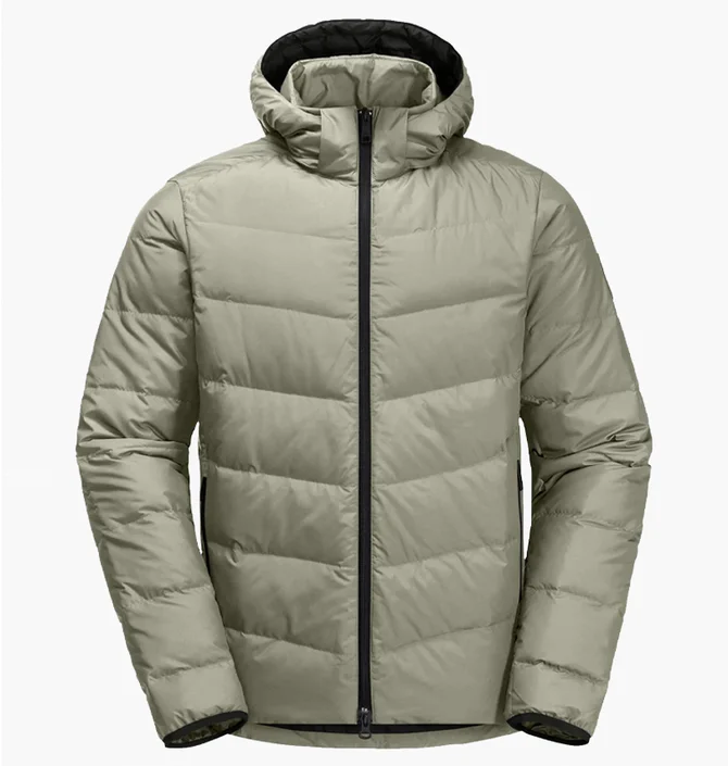 Пуховик чоловічий Jack Wolfskin Colonius Grey 1207431A-0029
