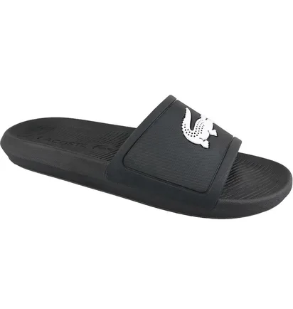 Тапочки мужские Lacoste Croco Black 7-37CMA0018312