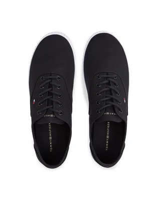 Кроссовки мужские Tommy Hilfiger Canvas Lace Up Sneaker Black FW0FW07805-BDS