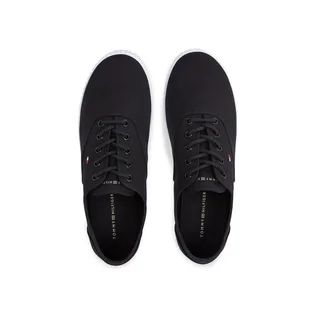 Кроссовки мужские Tommy Hilfiger Canvas Lace Up Sneaker Black FW0FW07805-BDS