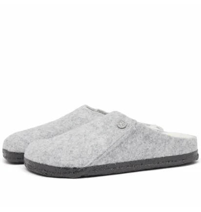 Тапочки чоловічі Birkenstock Zermatt Shearling Grey 1015092