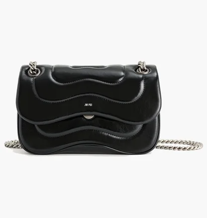 Сумка жіноча JW PEI Tina Quilted Chain Crossbody Black BB2023BG74156JWP