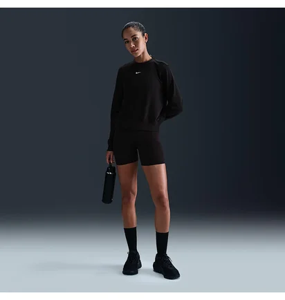 Свитшот женский Nike One Dri-Fit Crew Hbr Tt Black IB1450-010