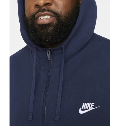 Толстовка чоловіча Nike Sportswear Club Fleece Blue BV2645-410