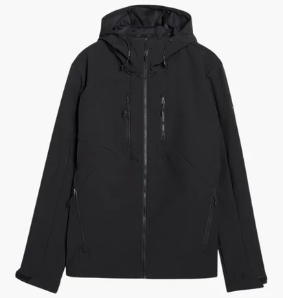 Куртка чоловіча 4F Softshell 8000 Black 4FSSS25TSOFM426-20S