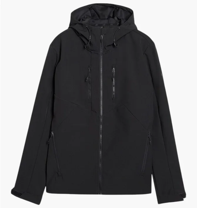 Куртка чоловіча 4F Softshell 8000 Black 4FSSS25TSOFM426-20S