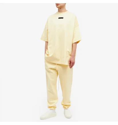 Футболка чоловіча Fear Of God Spring Tab Crew Neck T-Shirt Yellow 125SP244191F