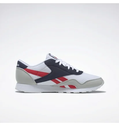Кроссовки мужские Reebok Classic Nylon Shoes White/Grey Gw8357
