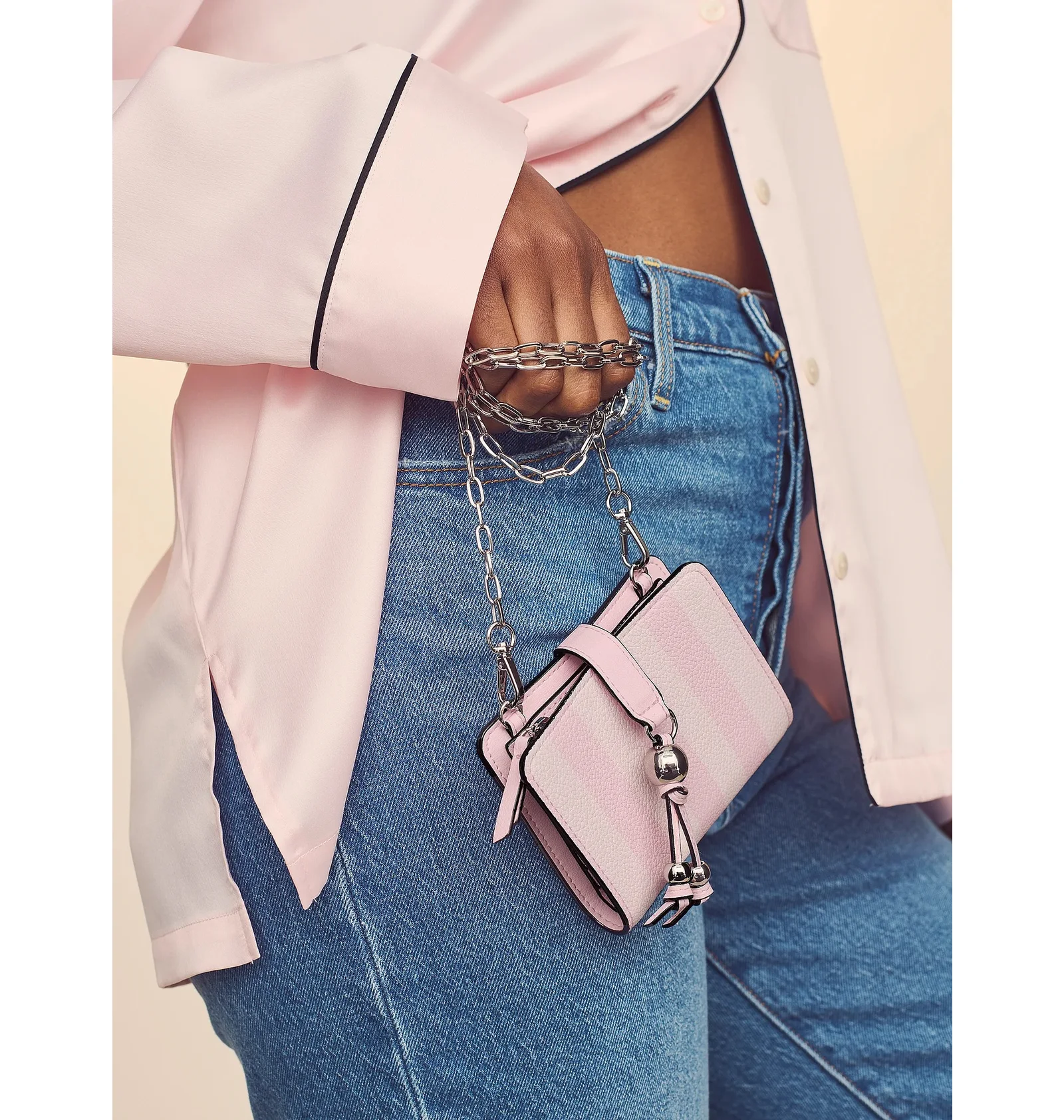ᐉ Кошелек женский Victoria's Secret Convertible Chain Pink