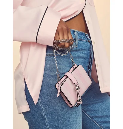 Кошелек женский Victoria's Secret Convertible Chain Pink 27107924