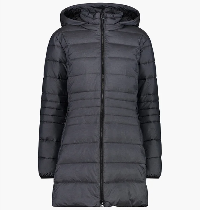 Парка жіноча CMP Parka Snaps Hood Black 33K1716M-U890