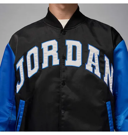 Куртка мужская Air Jordan Brooklyn Collegiate Varsity Jacket Black/Blue HV0099-010