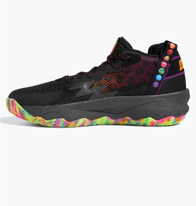 Кросівки унісекс Adidas Dame 8 Big Mood Basketball Shoes Black Gw4336