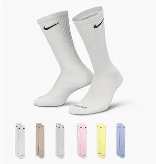 Шкарпетки унісекс Nike Everyday Plus Cushioned Training Crew Socks Multi (6 пар) SX6897-906