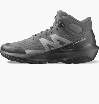 Ботинки мужские Salomon Elixir Activ Mid Gore-Tex Walking Shoes Grey L47456800