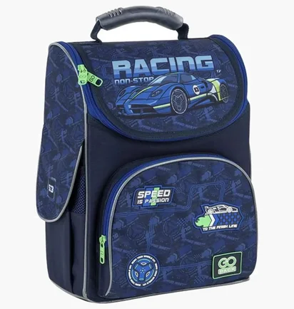 Рюкзак детский GoPack Racing Blue GO25-5001S-6