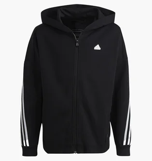 Толстовка детская Adidas Future Icons 3-Stripes Full-Zip Sportswear Black HR6317