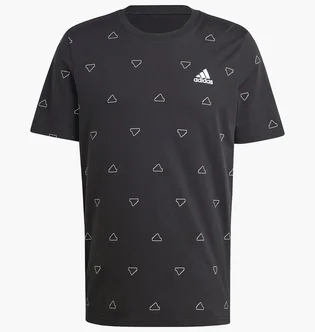 Футболка чоловіча Adidas Seasonal Essentials Monogram Graphic Black IS1826