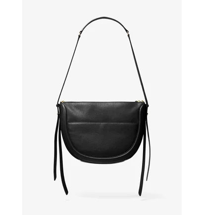 Сумка жіноча Michael Kors Jagger Large Pebbled Leather Messenger Bag Black 30S0S1JM9L-BLACK-8431