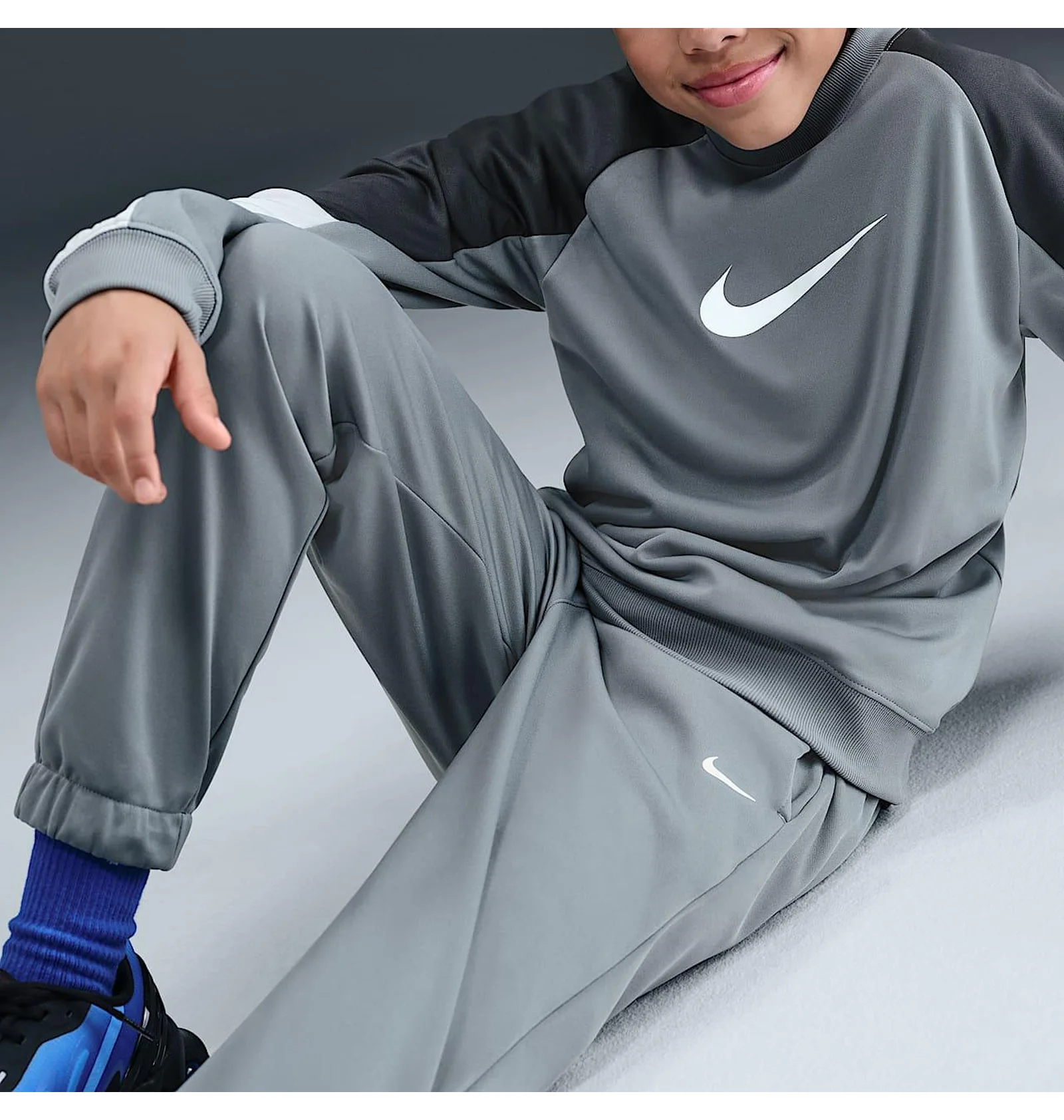 ᐉ Спортивний костюм дитячий Nike Df Pk Crew Grey HQ9317-084