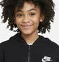 Толстовка дитяча Nike G Nsw Club Flc Fz Hoodie Lbr Black DC7118-010