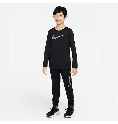 Лонгслів дитячий Nike Dri-Fit Long Sleeve Training Top Black DQ8811-010