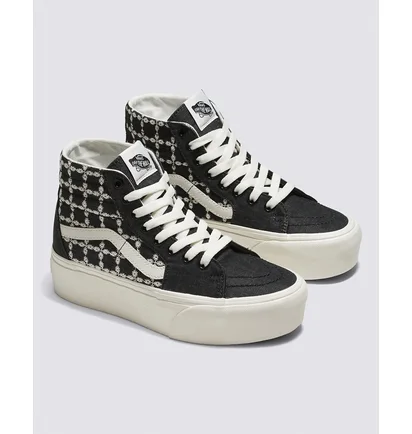 Кеды женские Vans Denim Mix Sk8-Hi Tapered Stackform Shoe Black VN0A5JMKBMA