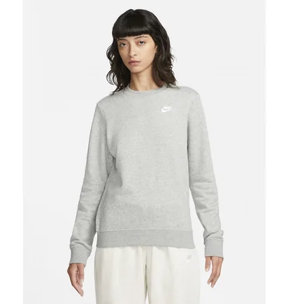 Свитшот женский Nike Sportswear Club Fleece Crewneck Sweatshirt Grey Dq5473-063