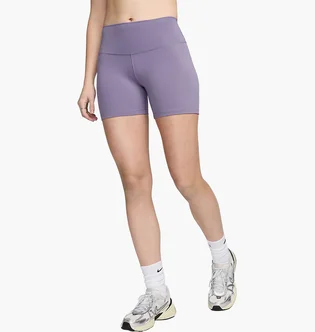 Шорты женские Nike One High-Waisted 5 Biker Shorts Violet FN3211-509