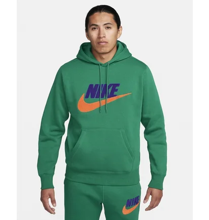 Худи мужское Nike Club Fleece Pullover Hoodie Green FN3104-365