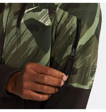 Спортивный костюм мужской Nike Dri-Fit Fleece Black/Green DQ4790-220__FB7081-220