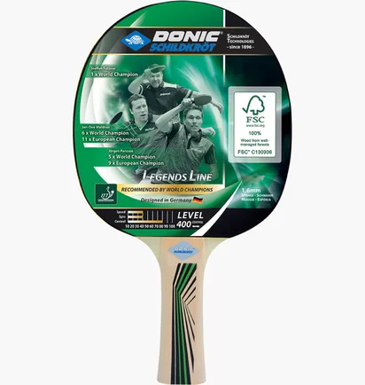 Ракетка для настольного тенниса Donic Legends 400 Fsc Black/Red 705241
