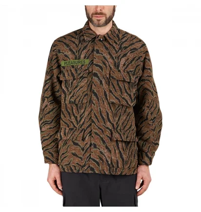 Куртка унісекс Pleasures Jungle Jacket Brown P21F028-BROWN