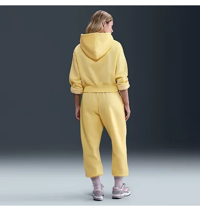 Толстовка женская Nike W Phnx Flc Crop Yellow HV2426-722