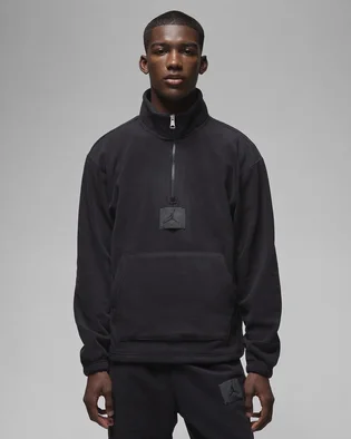 Кофта мужская Air Jordan Essentials Winterized Fleece Half-Zip Black FD7863-010