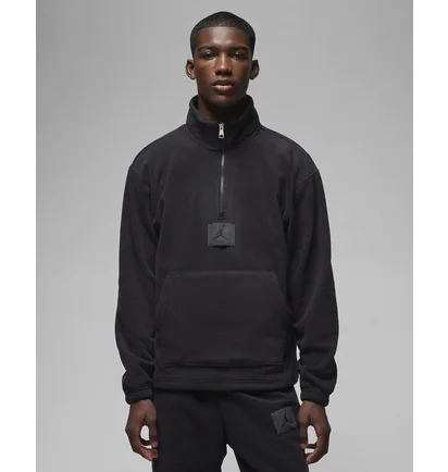 Кофта мужская Air Jordan Essentials Winterized Fleece Half-Zip Black FD7863-010