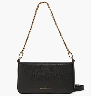 Сумка женская Michael Kors Bryant Small Pebbled Leather Convertible Pochette Black 32S5GYTU1L-BLACK