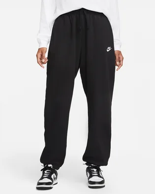 Штаны женские Nike Sportswear Club Fleece Oversized Black Dq5800-010