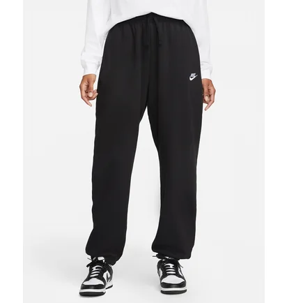 Штаны женские Nike Sportswear Club Fleece Oversized Black Dq5800-010